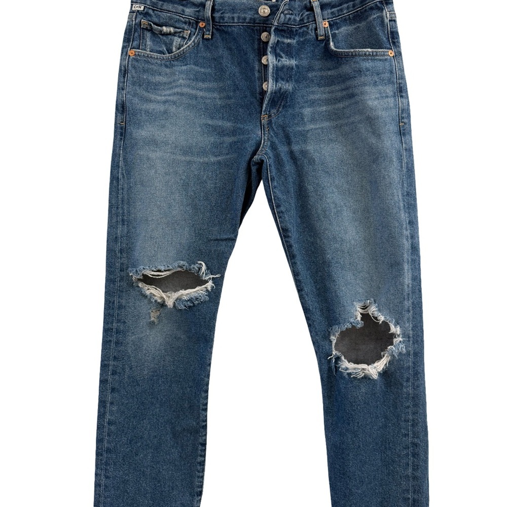 Citizens Of Humanity Blue Straight Leg Jeans